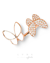 #LVNA2024 | Rose Butterfly Promise Deco Diamond Ring 18kt