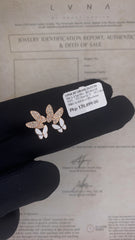#LVNA2024 | Rose Butterfly Deco Diamond Earrings 18kt