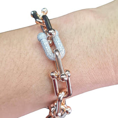 #TheSALE | Rose Link Chain Diamond Bracelet 18kt