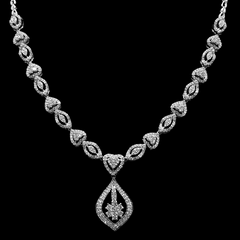 #LVNA2024 | Heart Marquise Pear Drop Statement Diamond Necklace 18kt