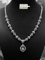 #LVNA2024 | Heart Marquise Pear Drop Statement Diamond Necklace 18kt