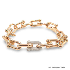 #TheSALE | Rose Link Chain Diamond Bracelet 18kt