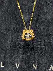 #LVNA2024 | Kitty Dancing Diamond Necklace 18kt 16-18”