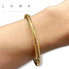 #LVNA2024 | Golden Omega Soft Mesh Chain Ivana Light Bracelet 18kt