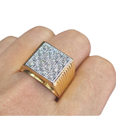 #TheSALE | Golden Round Unisex Diamond Ring 14kt