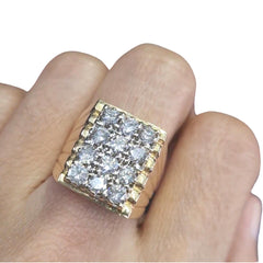 #TheSALE | Golden Round Unisex Diamond Ring 14kt