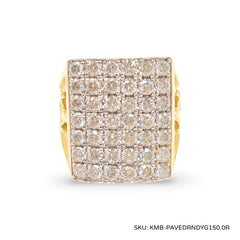 #TheSALE | Golden Round Millionaire's Unisex Diamond Ring 18kt