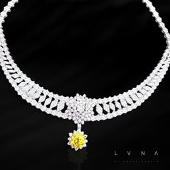 LVNA Signatures™️ The Archives | “Agila” Yellow Diamond Center Necklace 18kt