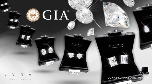 Brilliance & Elegance: LVNA’s Classic GIA-Certified Solitaire Studs