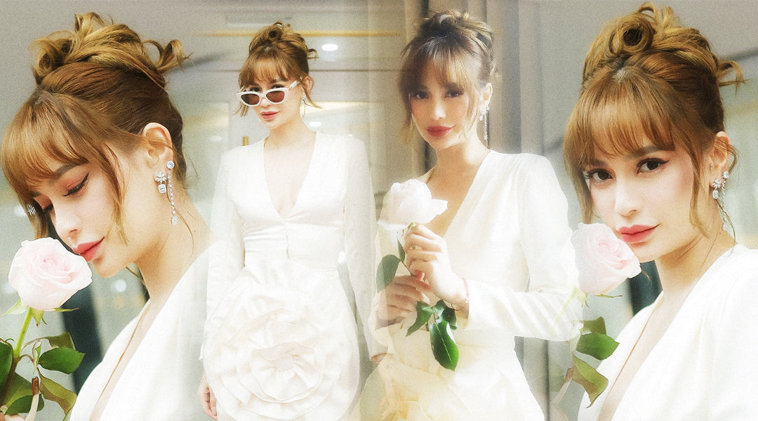 Arci Muñoz Shines in White with LVNA for Brilliant Medical Group