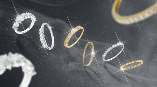 LVNA Half Eternity Promise Rings: A Perfect Blend of Romance and Style