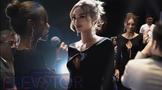 Kylie Verzosa Looks Regal in LVNA at "Elevator" Premiere in Dubai
