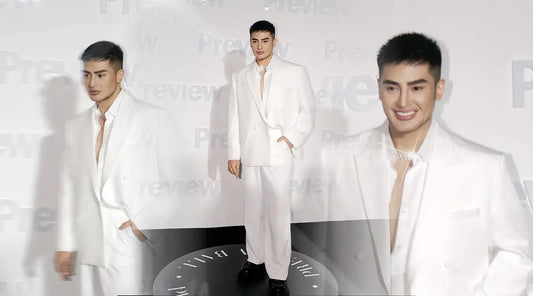 Justin Soriano Was Sparkling at the Preview Ball Adorned By LVNA