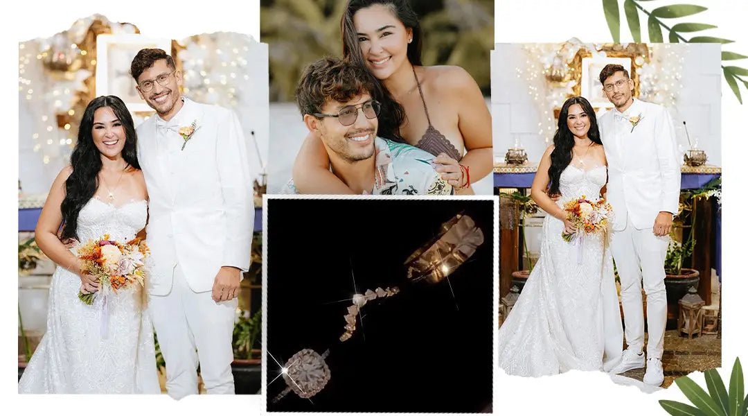 LVNA Sent Best Wishes with the Best Jewelry to Newlyweds Gwen & DJ