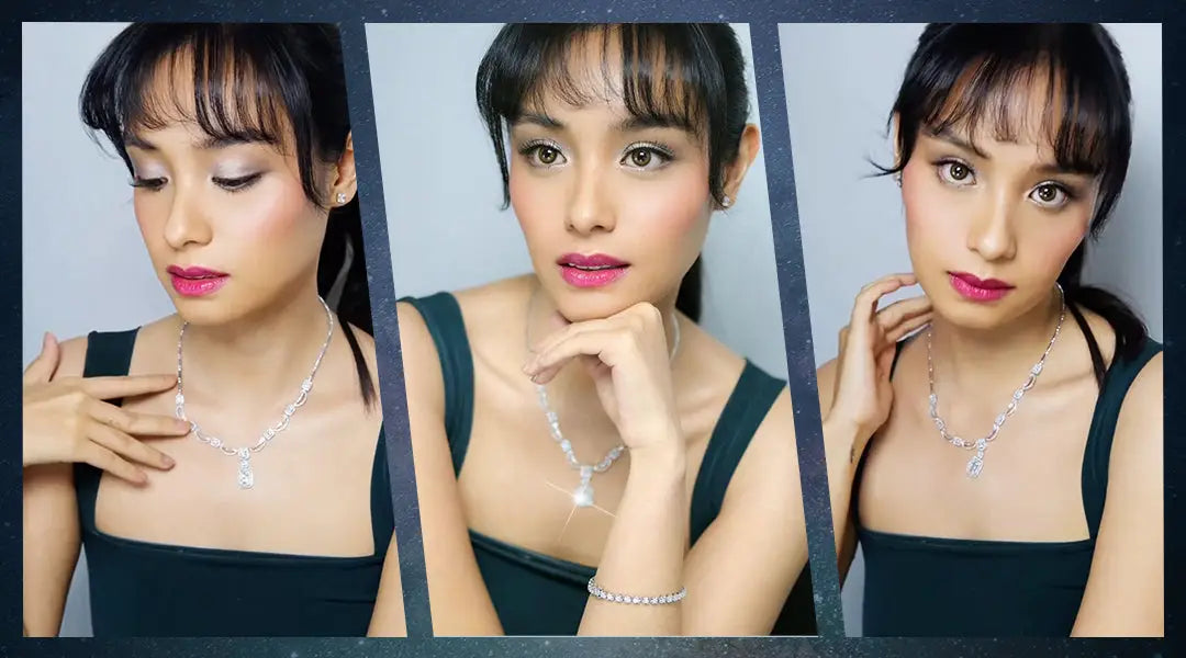 Pauline Mendoza Flashes Her Lovely Charm Wearing Fine Jewelry By LVNA