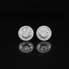 CLEARANCE BEST | Classic Round Diamond Earrings 14kt