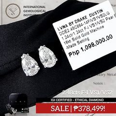LVNA Fine Diamond Earrings 18kt | CLEARANCE BEST