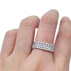#TheSALE | Half Eternity Layered Round Diamond Ring 14kt