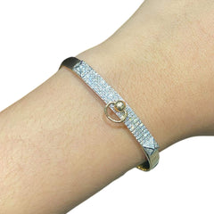 #LVNA2024 | Rose Lock Paved Bandle Diamond Bracelet 18kt