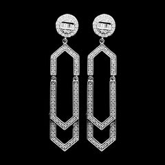 #LVNA2024 | Round Drop Dangling Diamond Earrings 18kt