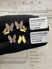 #LoveIVANA | #TheSALE | Rose Butterfly Deco Paved Diamond Jewelry Set 18kt