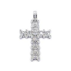 #TheSALE | Baguette Cross Diamond Necklace 14kt