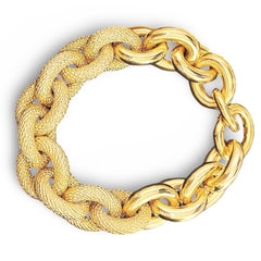 #GOLD2024 | Heavy Chunky Bi Link Chain Bracelet 18kt | GLD