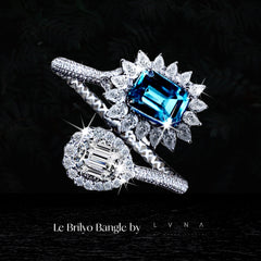LVNA 签名 Brilyo Royale Magnifique 钻石手镯 18 克拉