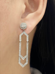 #LVNA2024 | Round Drop Diamod Earrings 18kt