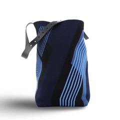 A Pre-Loved HERMES Etriviere Dynamo Shoulder Bag MM Bleu Marine-Black