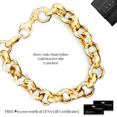 #GOLD2024 | Heavy Link Chain Yellow Gold Bracelet 18kt (7.5inches)