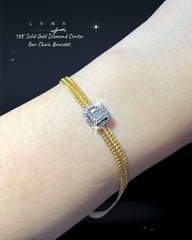 #LVNA2024 |  LVNA Signatures Unisex Solid Chain Diamond Bracelet 18kt