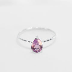 #LVNA2024 |  Pear Amethyst Gemstones Ring 14kt