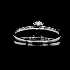 CLR | 0.67cts J VS Round Brilliant Diamond Engagement Ring 14kt