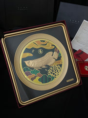 #LVNA2024 |  24kt Gilded Lucky Golden Fortune Arowana Glass Display w/ FREE LVNA 24kt Golden Boat, 24kt Cat Amulet + ₱20,000 worth of LVNA Gift Certificates
