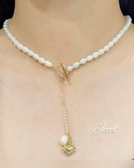 HOPE “Jocel” LVNA Signatures Eternity Pearl & Gold Drop Necklace | #LoveLVNA (Get FREE ₱10,000 worth of LVNA GCs T&C Apply)
