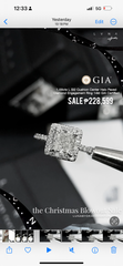 1.58cts L SI2 Cushion Center Halo Paved Diamond Engagement Ring 14kt GIA Certified