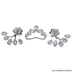 #TheSALE | Multi-Ware Pear Crown Diamond Jewelry Set 14kt