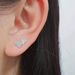 #TheSALE | Rose Double Heart Diamond Earrings