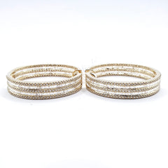 #TheSALE | Large Golden In & Out Hoop Diamond Earrings 14kt