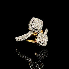 #LVNA2024 | Double Cushion Diamond Ring 18kt