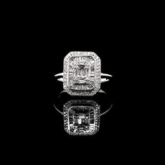 #LVNA2024 |  Emerald Baguette Diamond Ring 14kt