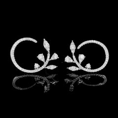 #LVNA2024 |  Leaf Overlap Diamond Earring 14kt