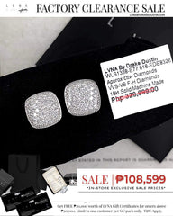 #LVNA2024 |  Cushion Paved Diamond Earrings 18kt