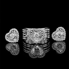 #LoveIVANA | Caged Heart Diamond Jewelry Set 14kt