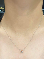 #LVNA2024 | Square Ruby Gemstone Necklace 18kt