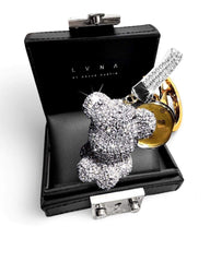 #LVNA2024 | Limited Edition 24kt Crystal Teddy Bear Key Chain with LVNA Signatures™️ Bible Trunk Case