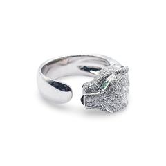 #TheSALE | Panther Nano Gemstone Diamond Ring 18kt