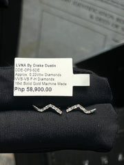 #LVNA2024 | Zigzag Baguette Diamond Earrings 14kt