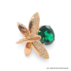 #TheSALE | Butterfly Green Emerald Diamond Ring 18kt